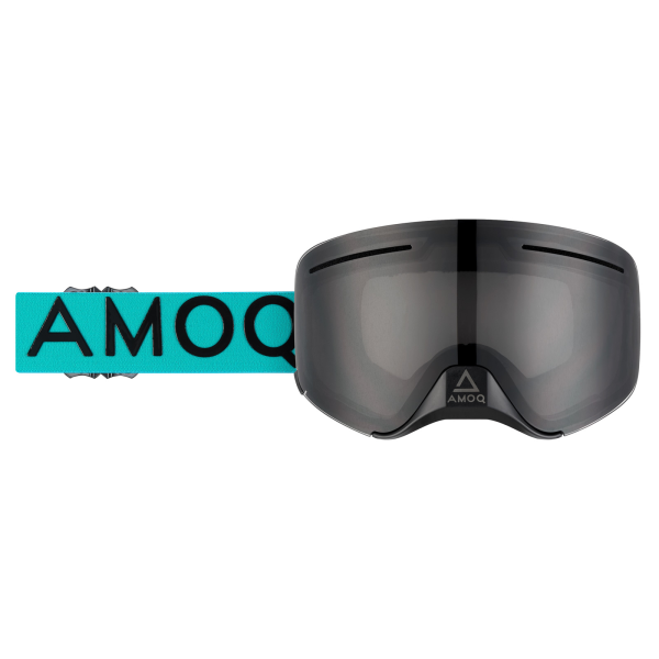 AMOQ Vision Vent+ Magnetic Goggles Turqoise/Black - Smoke-d916bf7356c53c84e8755bda824a4054.webp