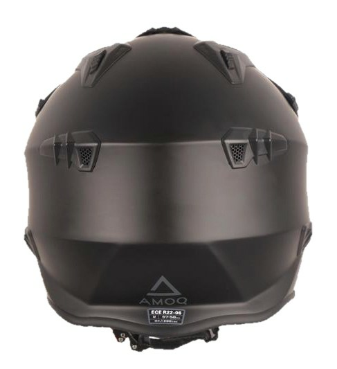 AMOQ Blister Jet Helmet Black XS-2