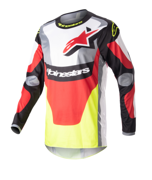 Tricou Alpinestars Fluid Agent Red/Yellow-2