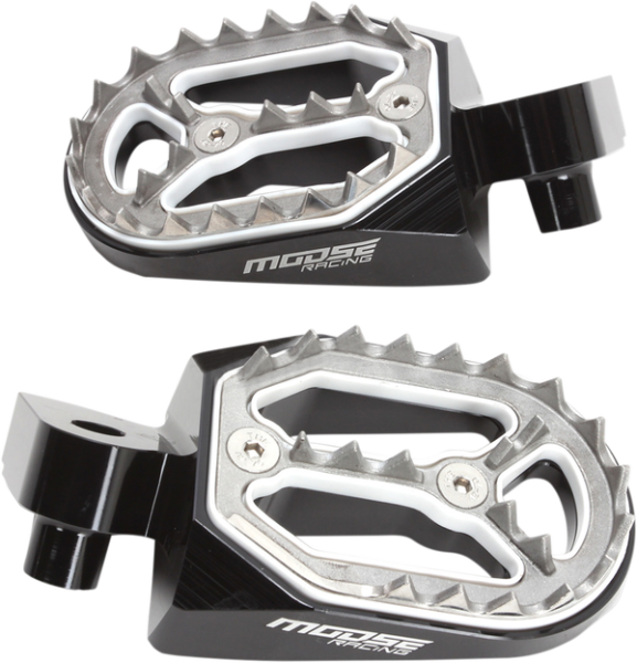 MOOSE RACING Qualifier Footpegs Black 