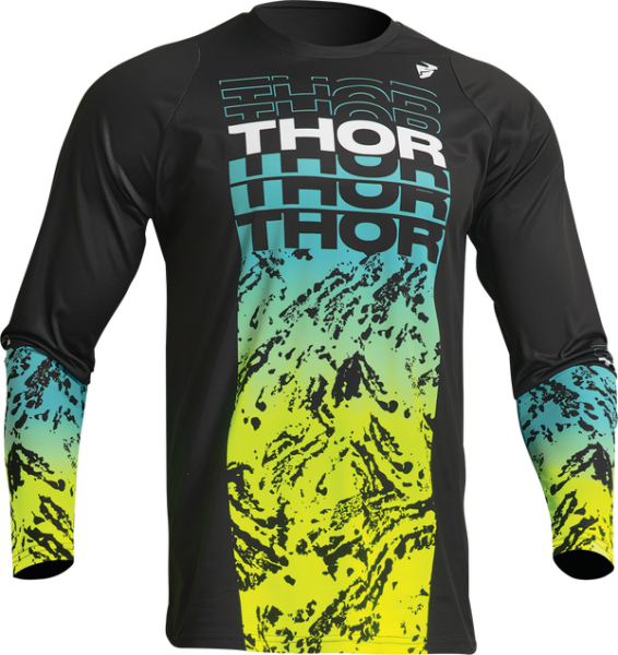 Tricou Thor Sector Atlas Black/Teal-4