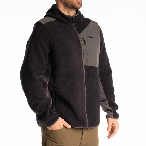 Hanorac Snowmobil Klim Teton Crest Fleece Black - Asphalt-22