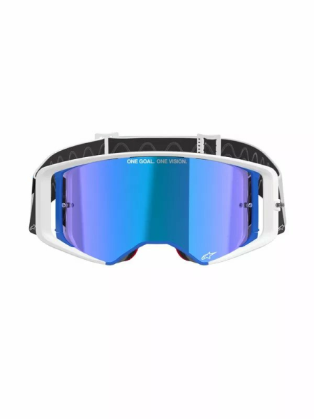 Alpinestars Supertech Corp Abs Vision Goggle White, Orange, Blue -2