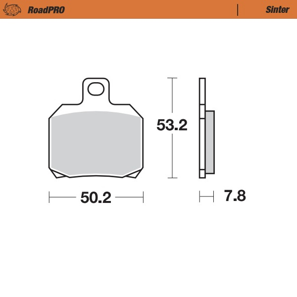 Roadpro Sinder Brake Pad Rear