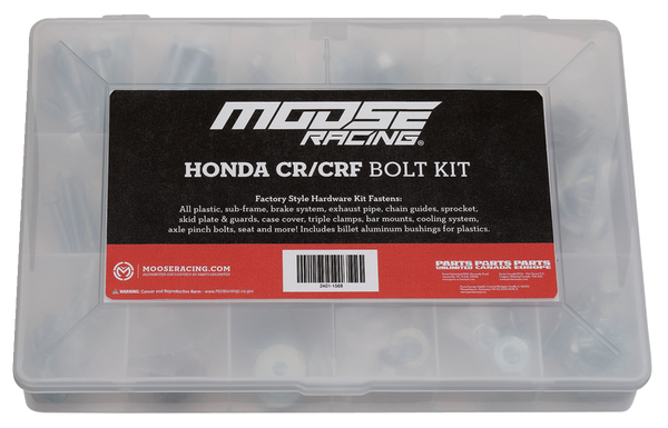 MOOSE RACING M1 Cr-crf Bolt Kit Gray, Silver -0