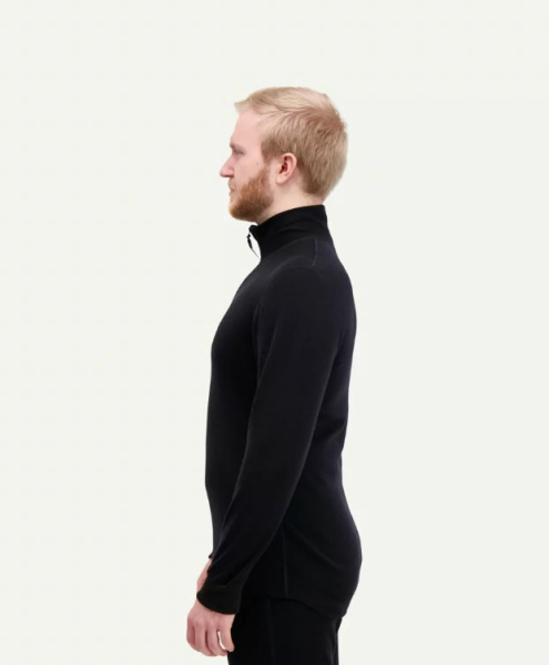 SVALA Shirt Merino Extreme Zip-Neck black XS-1