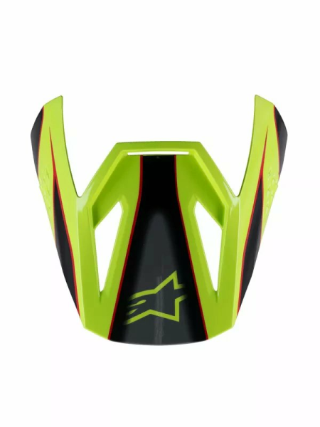 Alpinestars Youth Sm3 Fray Visor Black, Red, Yellow 