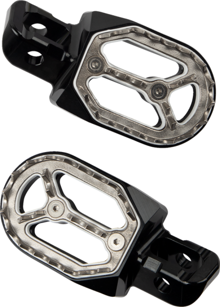 MOOSE RACING Qualifier Footpegs Black 