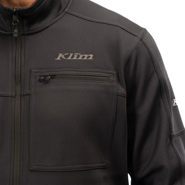 Geaca Snowmobil Klim Glacier Mid Layer Dark Sea - Black-36