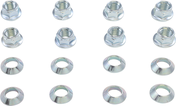 MOOSE RACING Universal Locking Lug Nuts Chrome 