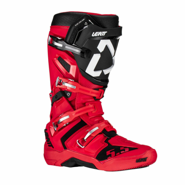 Cizme Leatt 5.5 Flexlock Red/Black-0