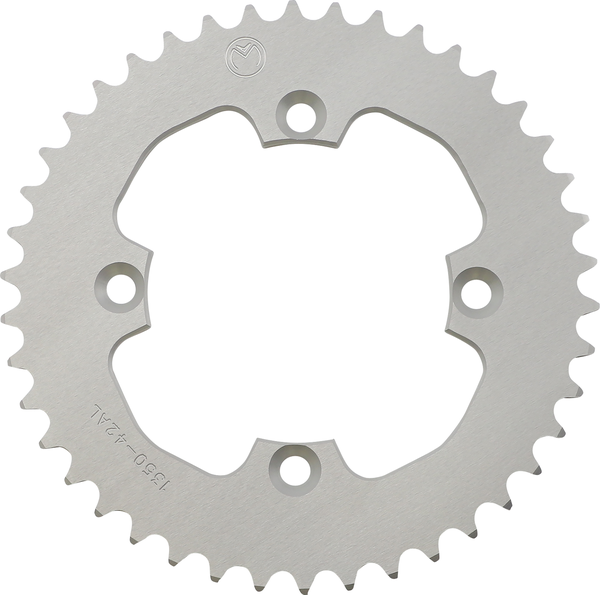 MOOSE RACING Aluminum Rear Sprocket Atv Silver -1