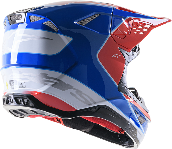 Casca Alpinestars Supertech M10 Aeon Blue/Red-3