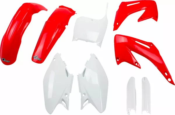 Full Body Replacement Plastic Kit Red, White-3