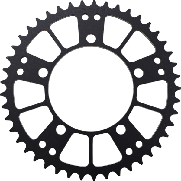 MOOSE RACING Steel Rear Sprocket Black, Zinc Plated -0