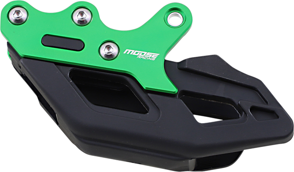 MOOSE RACING Mr-1 Colored Al Chain Guide Black, Green, Anodized -0