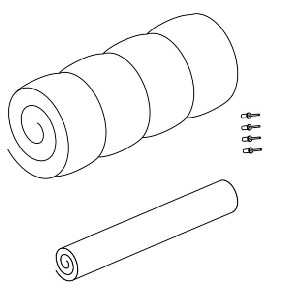 Damping material kit