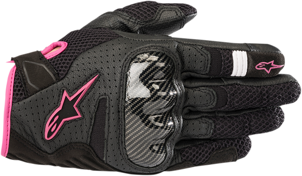 Manusi Textile Dama Alpinestars  Stella SMX-1 Air V2 Black/Fuchsia-df32338dcce0e46b521e7d94c0f3d2ce.webp