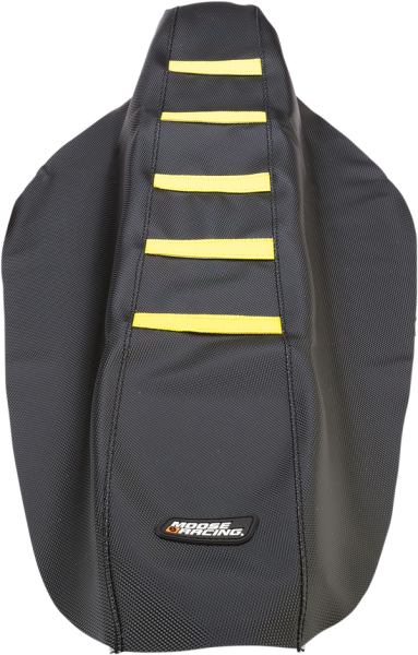 MOOSE RACING Seat Cover Ribbed Suz Yel Black -0