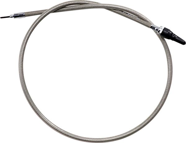 Armor Coat Braided Stainless Steel Speedometer Cable For Harley-davidson Silver