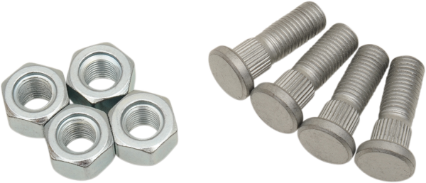 MOOSE RACING Wheel Stud-nut Kit Silver 