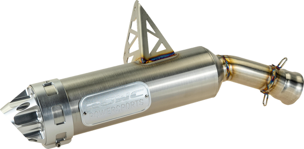 Apx Aluminium Slip-on Muffler Silver 