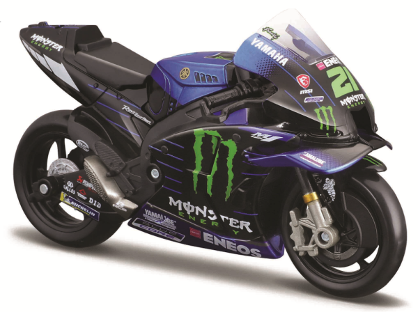 Macheta Monster Energy Yamaha Franco Morbidelli 21 Toy Model 1:18