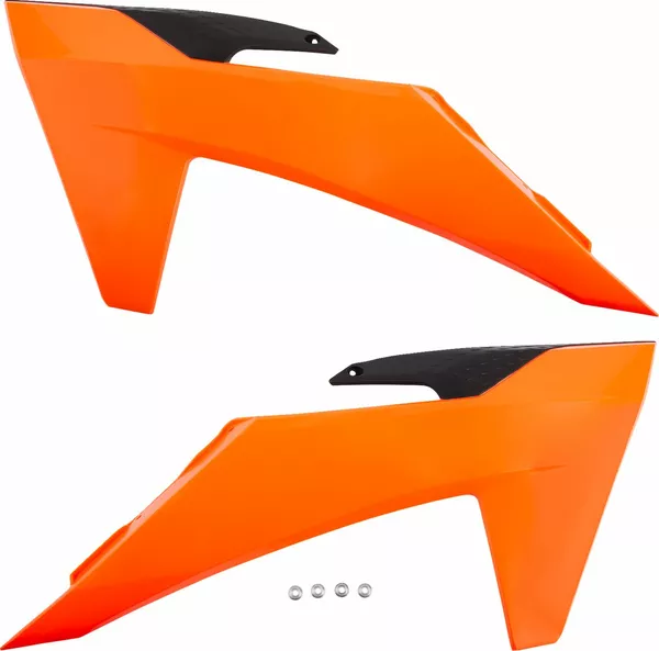 Replacement Radiator Shrouds Orange-1