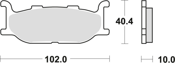 Placute frana fata TRW Sinterizate STREET YAMAHA XV 535 '95-'98/XJ 600 '92-'97/XVS 650 '97-'07/XJ 900 '95-'03/XV 1100 '94-'98/XV 1600 '99-'04