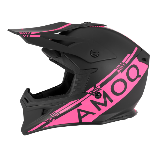 AMOQ Meteor V2 Helmet Black/Pink XS-2