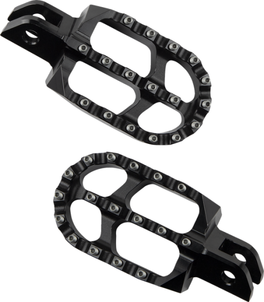 MOOSE RACING Footpegs Black 