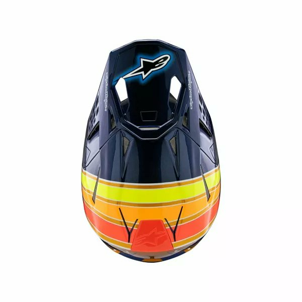 Alpinestars S-m10 Tld 25 Helmet Blue, Orange, Yellow -2