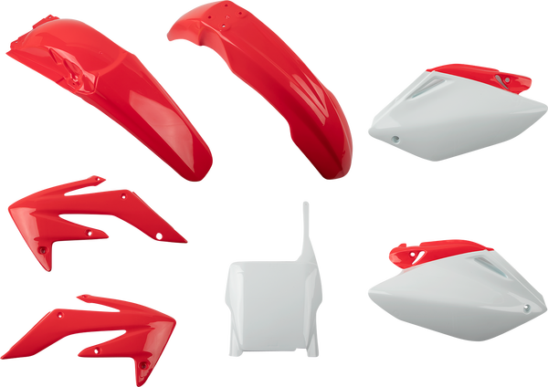 Full Body Replacement Plastic Kit Red, White-3