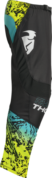 Pantaloni Copii Thor Sector Atlas Acid/Black/Teal-0