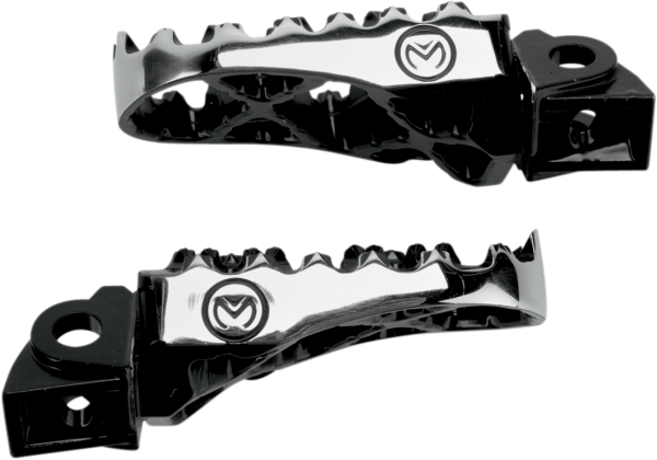 MOOSE RACING Hybrid Footpegs Black 