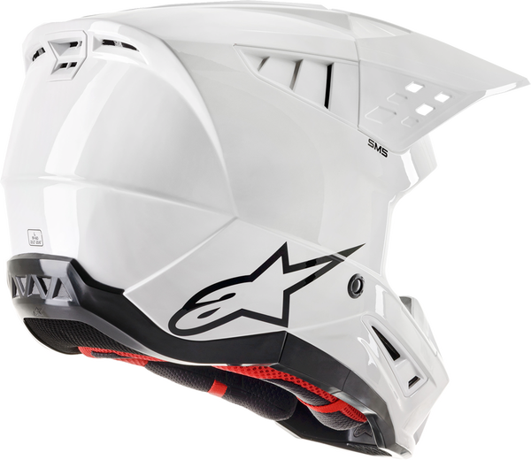 Casca Alpinestars Supertech M5 Solid White Glossy-0