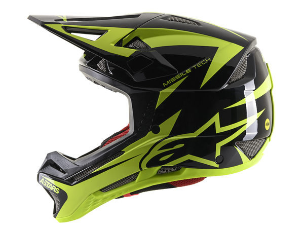 Casca MTB Alpinestars Missile Tech Black/Yellow-1