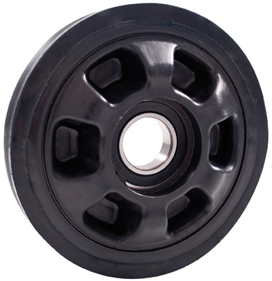 Sno-X Idler wheel Yamaha 135mm Black, Bearing 6005-0