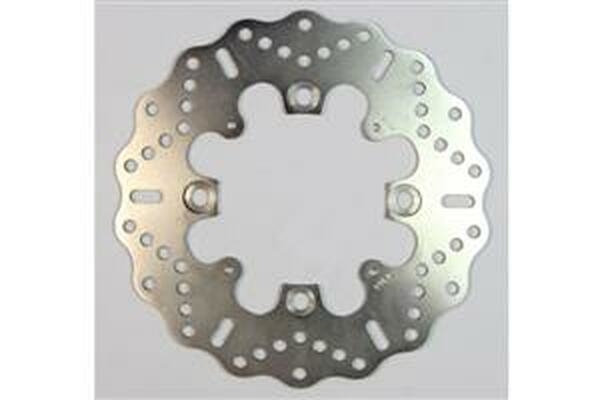 Contour Fixed Brake Rotor Silver, Stainless Steel