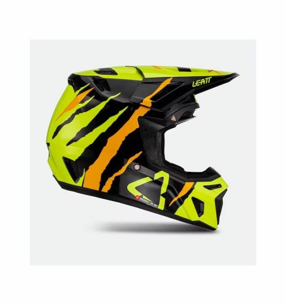 Casca Leatt 8.5 V23 Citrus Tiger Black/Fluo Yellow/Orange  (Ochelari Velocity 5.5 Cadou)-2