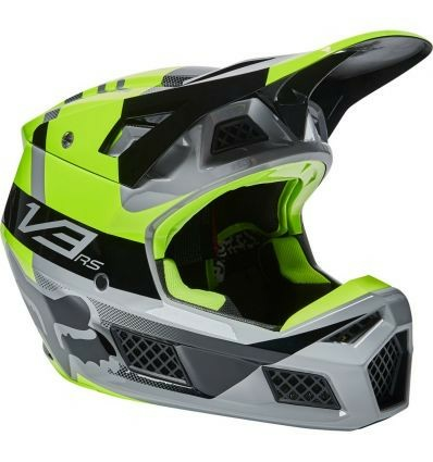 Casca Fox V3 RS Riet Fluo Yellow-1