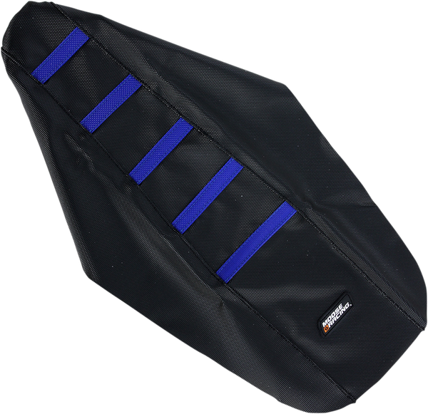 MOOSE RACING Seat Cover Ribbed Yam Blu Black 