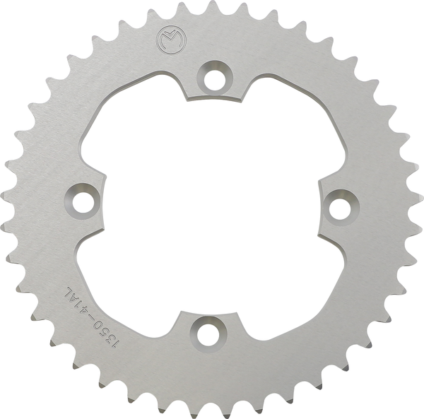 MOOSE RACING Aluminum Rear Sprocket Atv Silver -1