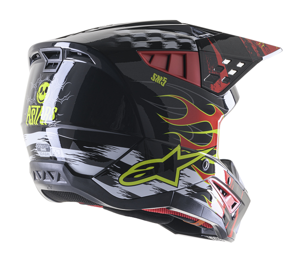 Casca Alpinestars Supertech M5 Rash Red/Gray-2