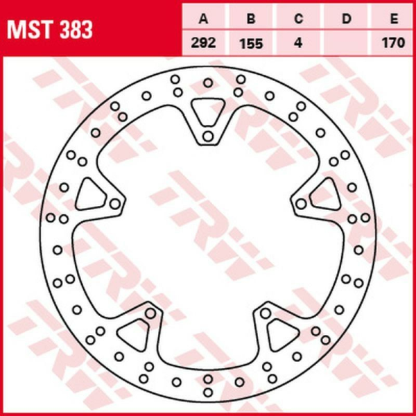 Disc frana fata TRW YAMAHA YZF 125R '08 -'13