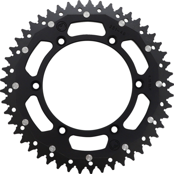 MOOSE RACING Dual Sprocket Black 