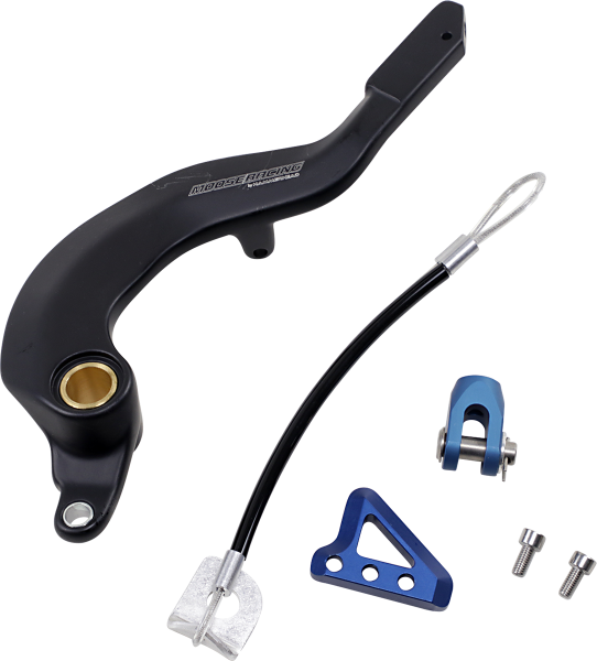 MOOSE RACING Brake Pedal Black, Blue 