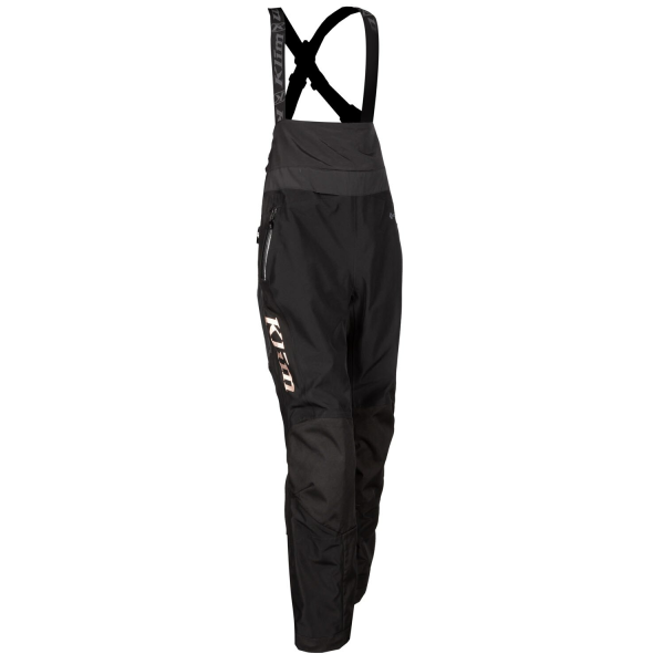 Pantaloni Dama Snowmobil Klim Alpine Non-Insulated Black - Rose Gold-1