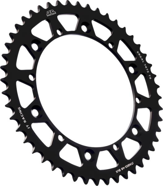 JT SPROCKETS Racelite Aluminum Rear Sprocket Black -0