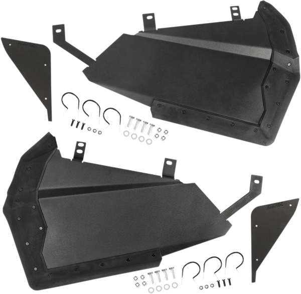 Utv Lower Door Halves Black